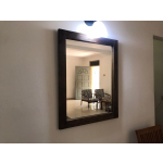 MIRROR  (TEAK WOOD FRAME )